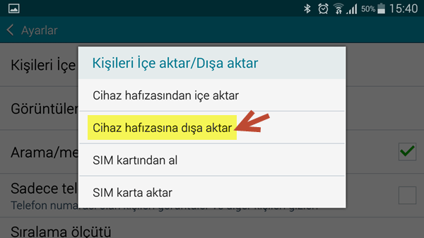 Telefon rehberi nasıl yedeklenir ? Telefon rehberi nasıl yedeklenir ?