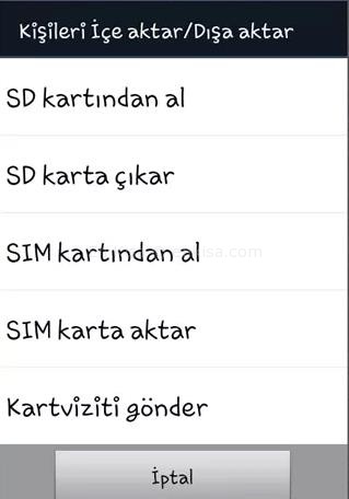 Telefon rehberi nasıl yedeklenir ? Telefon rehberi nasıl yedeklenir ?