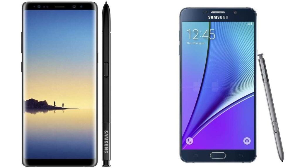note5 vs note8