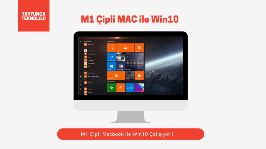 M1 Çipli Macbook Win10 Çalışıyor | Tayfunca Teknoloji M1 Çipli Macbook Win10 Çalışıyor