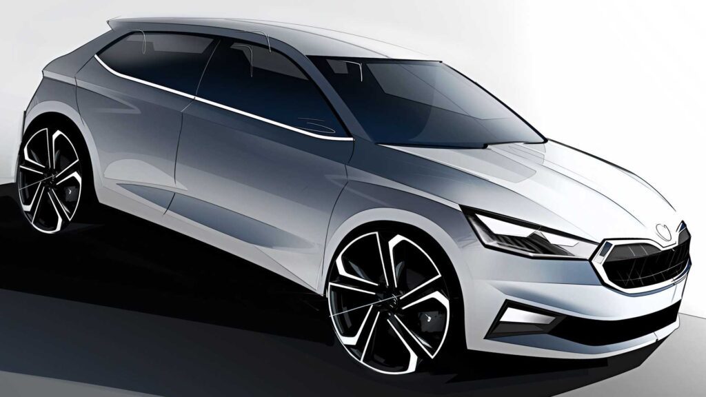 Yeni Skoda Fabia 2021 Tasarımı belli oldu Yeni Skoda Fabia 2021 Tasarımı belli oldu