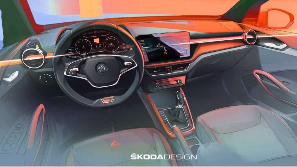 Yeni Skoda Fabia 2021 Tasarımı belli oldu Yeni Skoda Fabia 2021 Tasarımı belli oldu